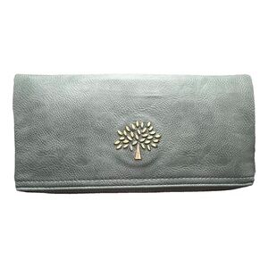MULBERRY Daria Soft Leather Clutch/ Crossbody Bag Two-Way Sage Green